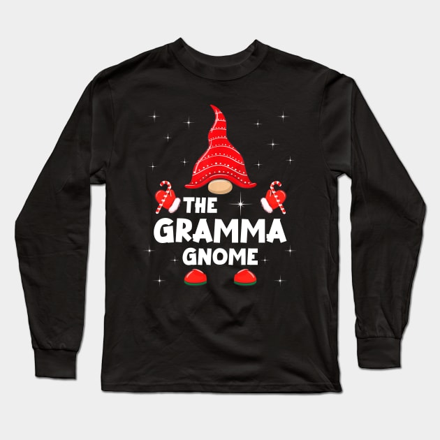 The Gramma Gnome Matching Family Christmas Pajama Long Sleeve T-Shirt by Foatui